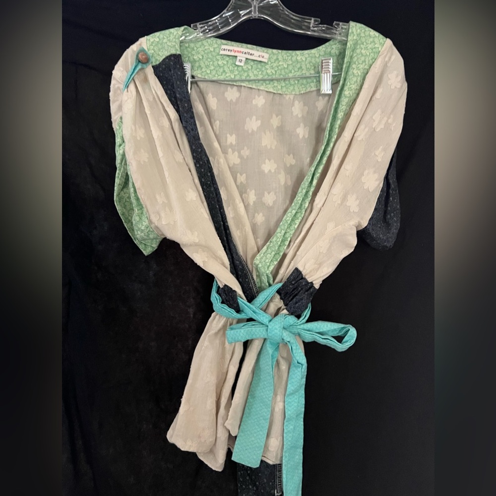 Wrap around blouse from Anthropologie